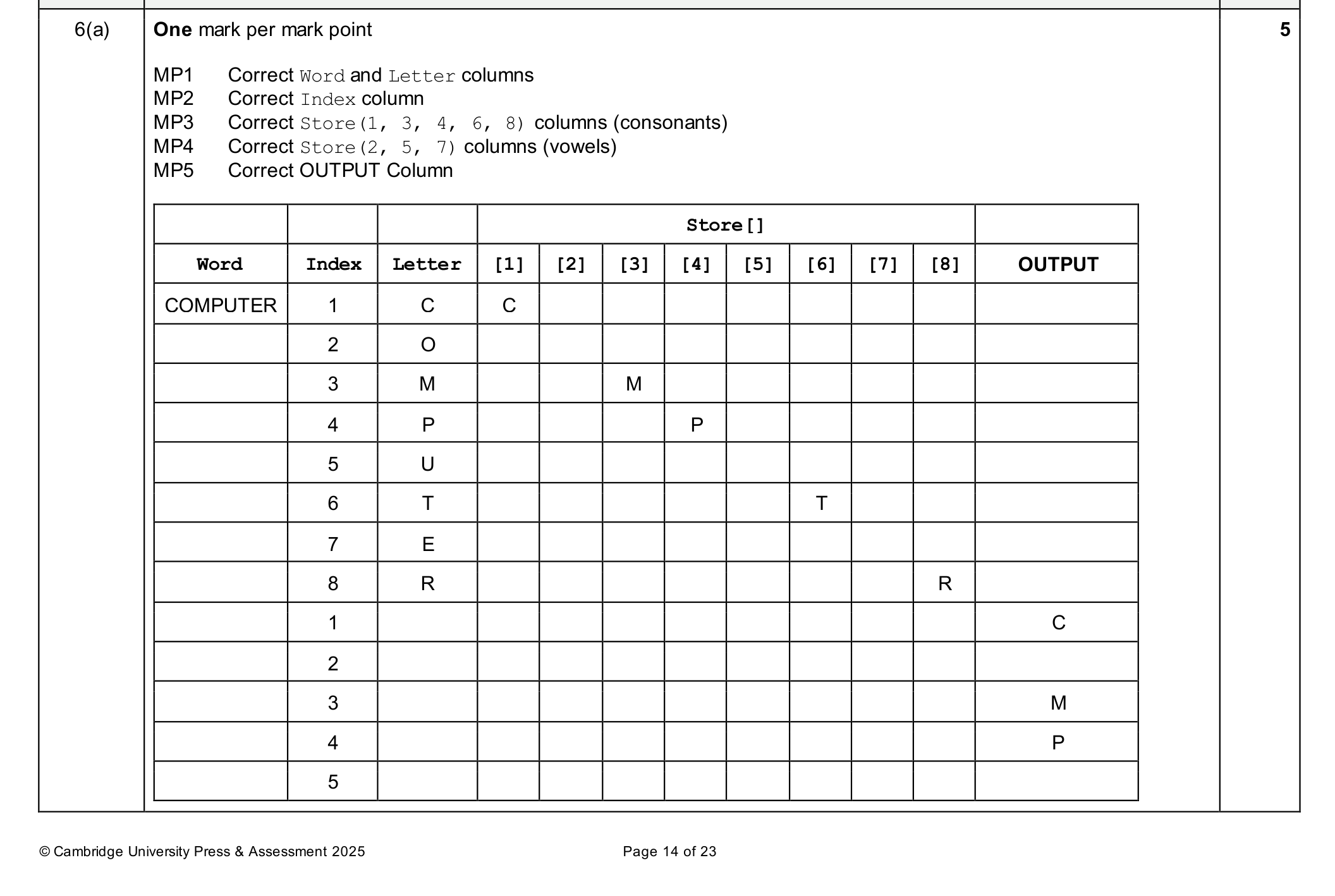 MS Q6 page 1